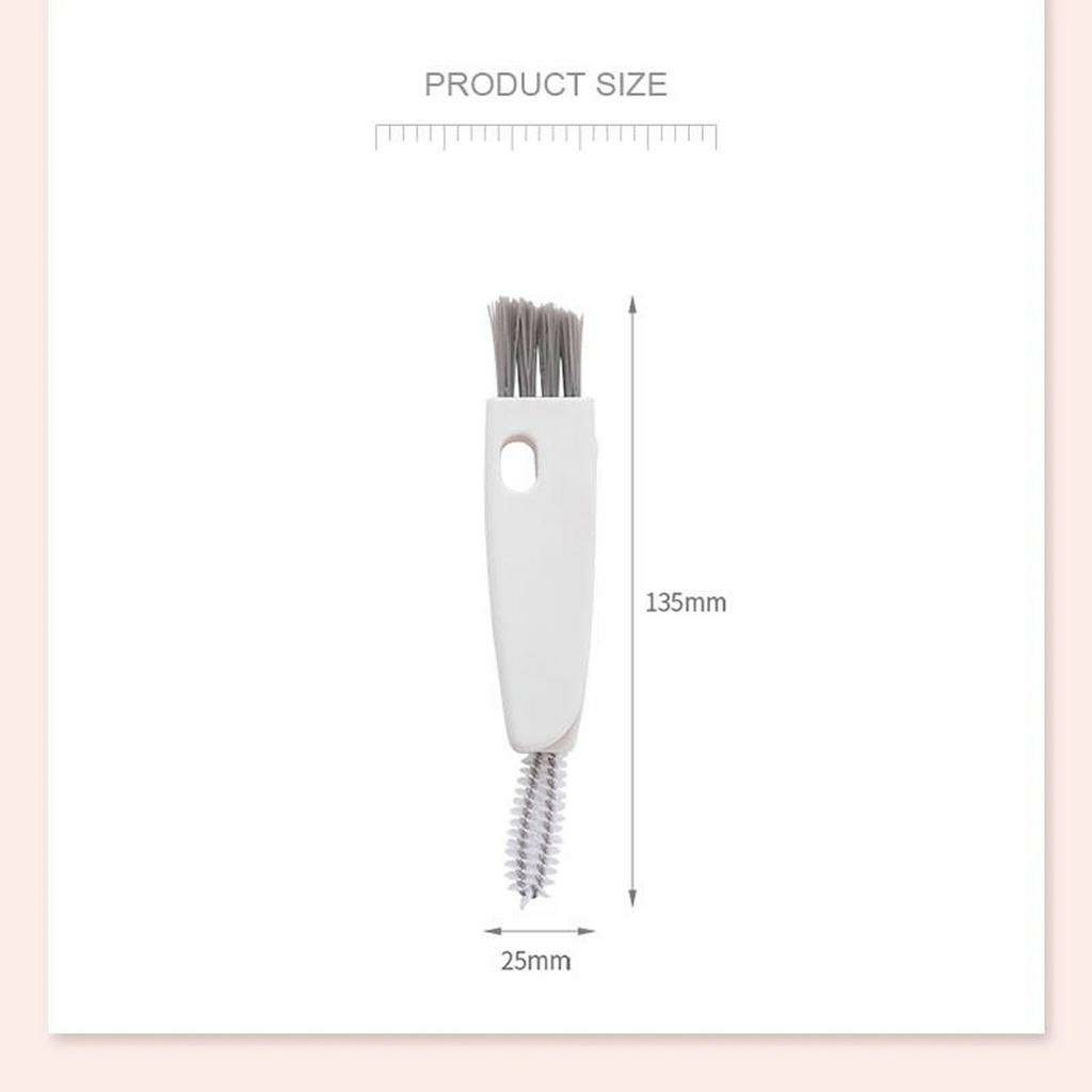 3 in 1 Foldable Bottle Brush ( Random Colour )