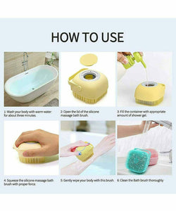 Homebakers mart Silicone Massage Bath Brush
