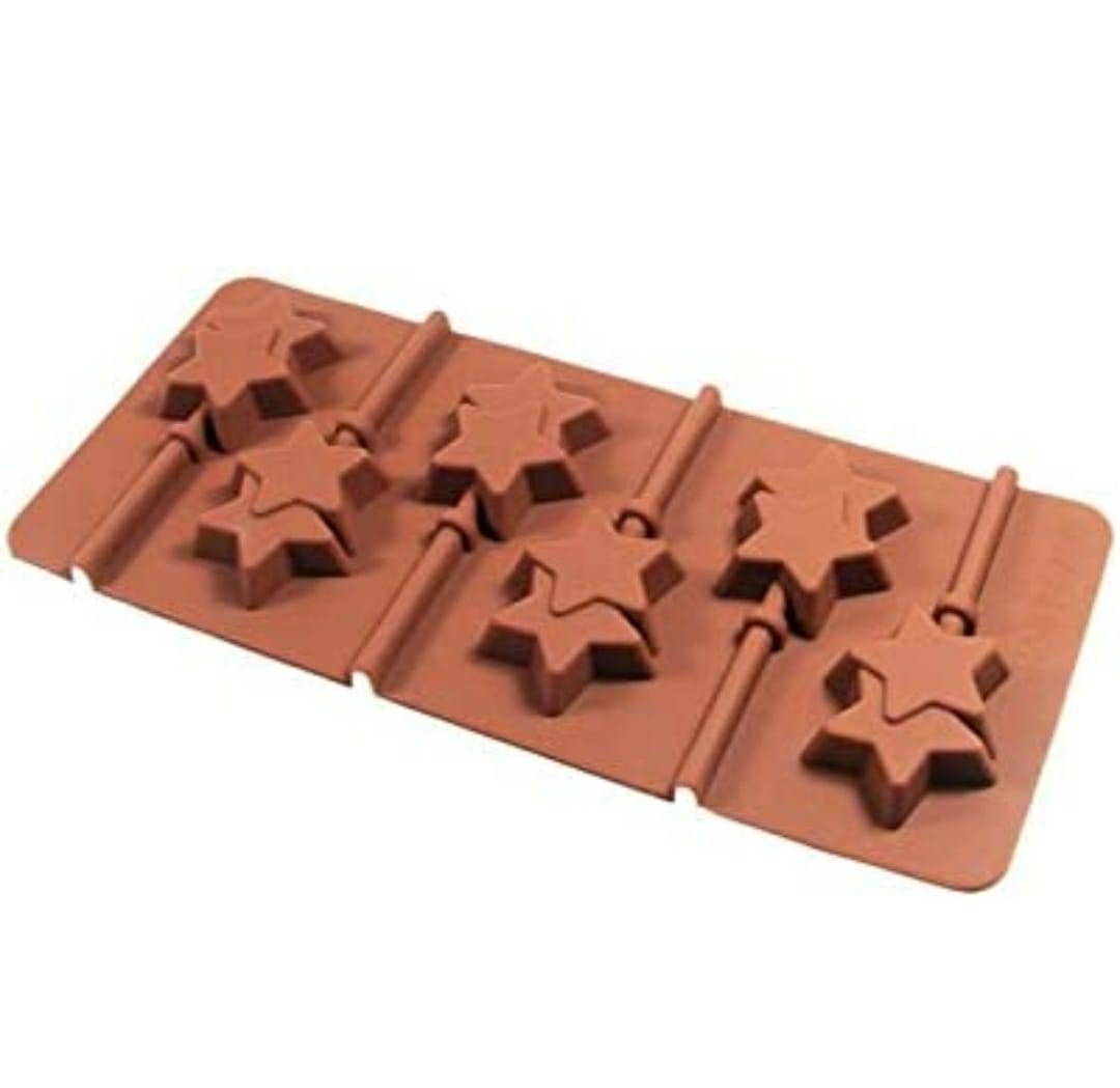 Double star lollipop mould