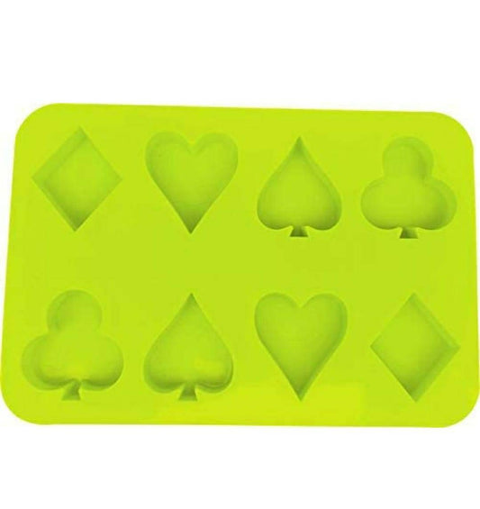 Cards shape silicone mould