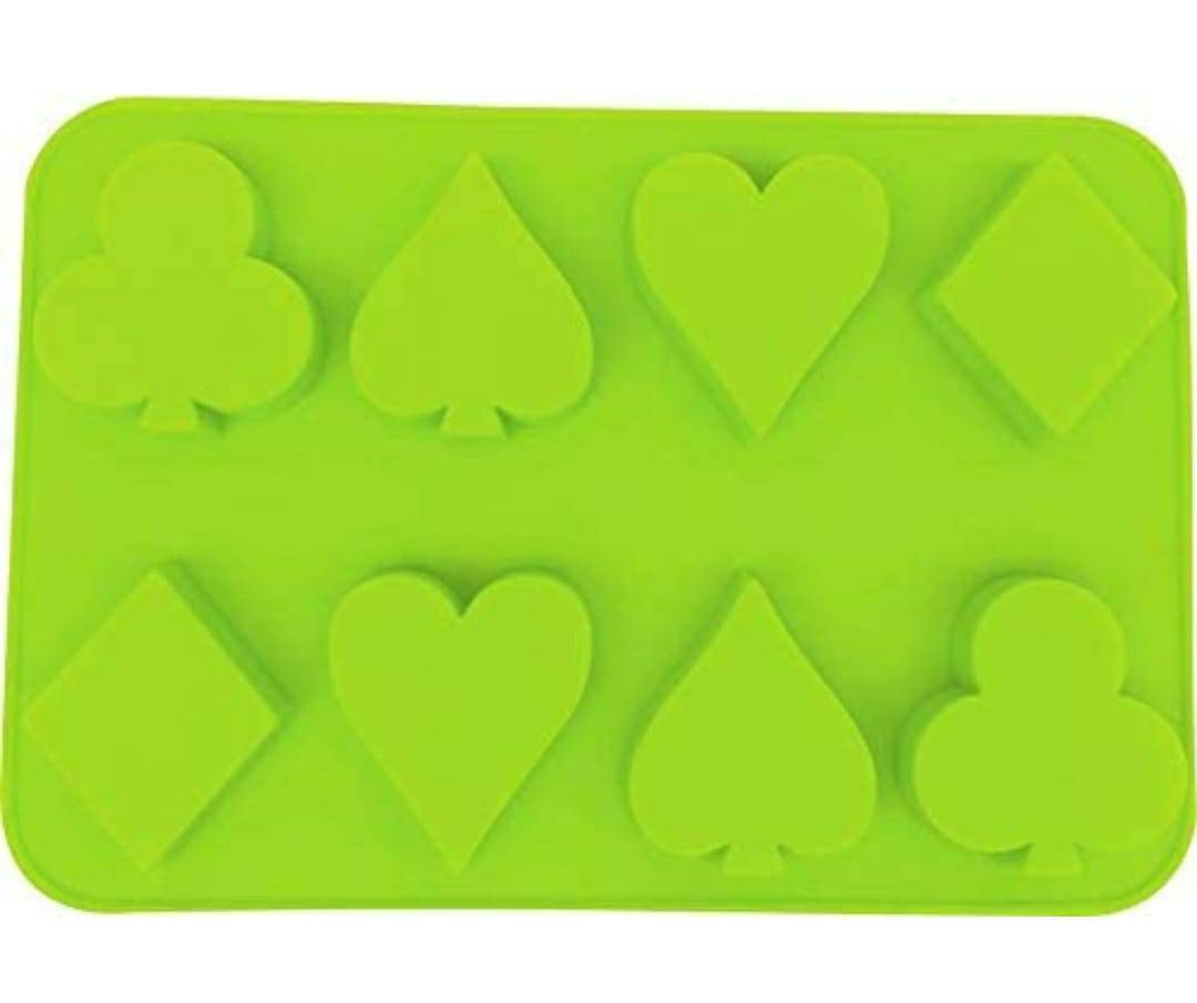 Cards shape silicone mould