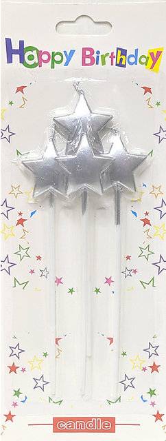 Star shape Candles
pack of 4