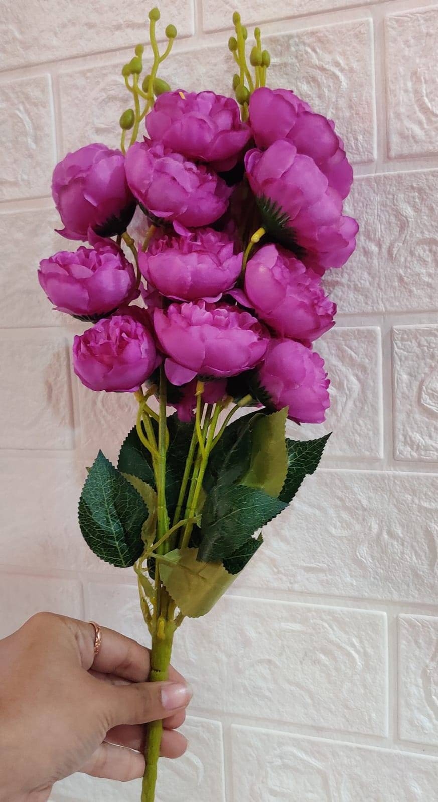 Peony flower Bunch 
Medium size
You can use individual 20 flowers in this