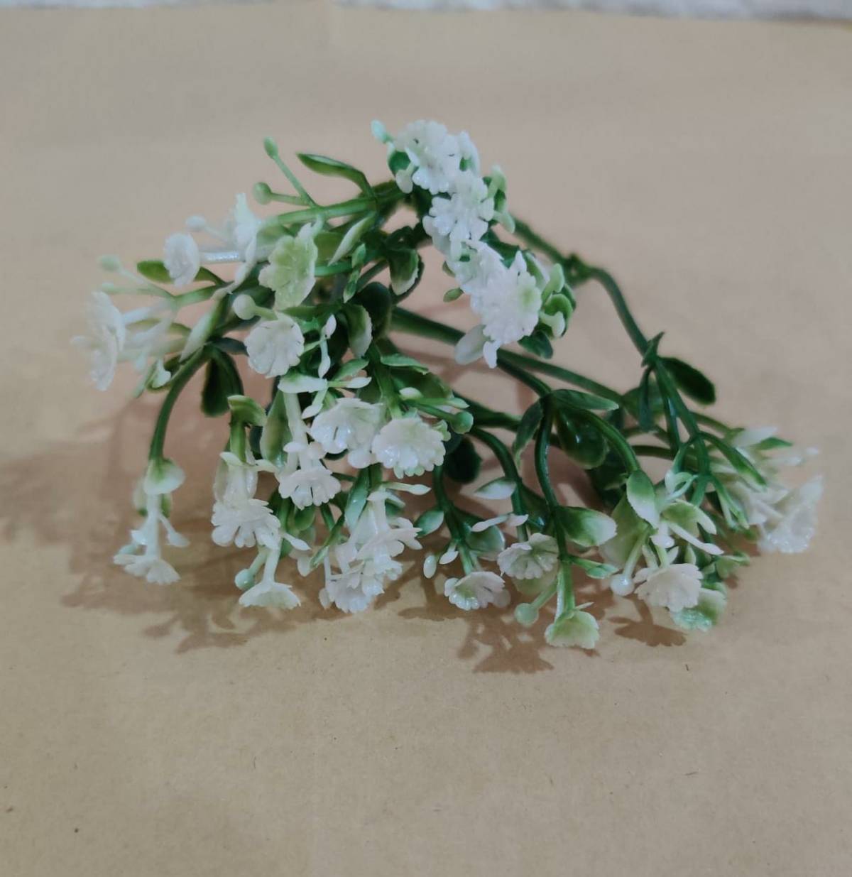 White Small Artificial flowers pack of 5