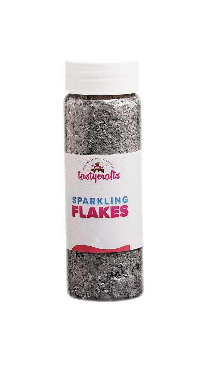 Sparkling flakes  silver 
30gm