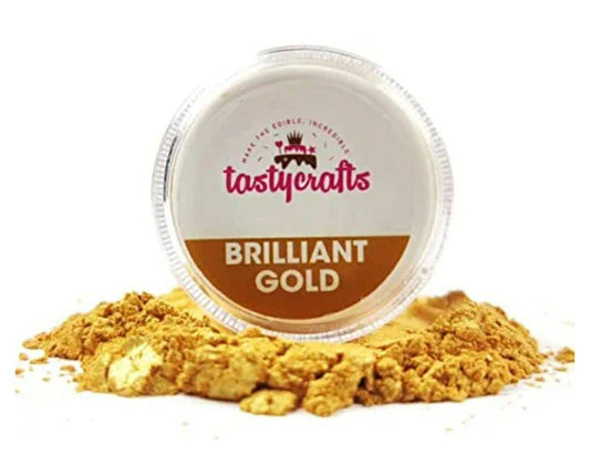 Tastycraft Brilliant Gold Luster DustWeight -4.5gm