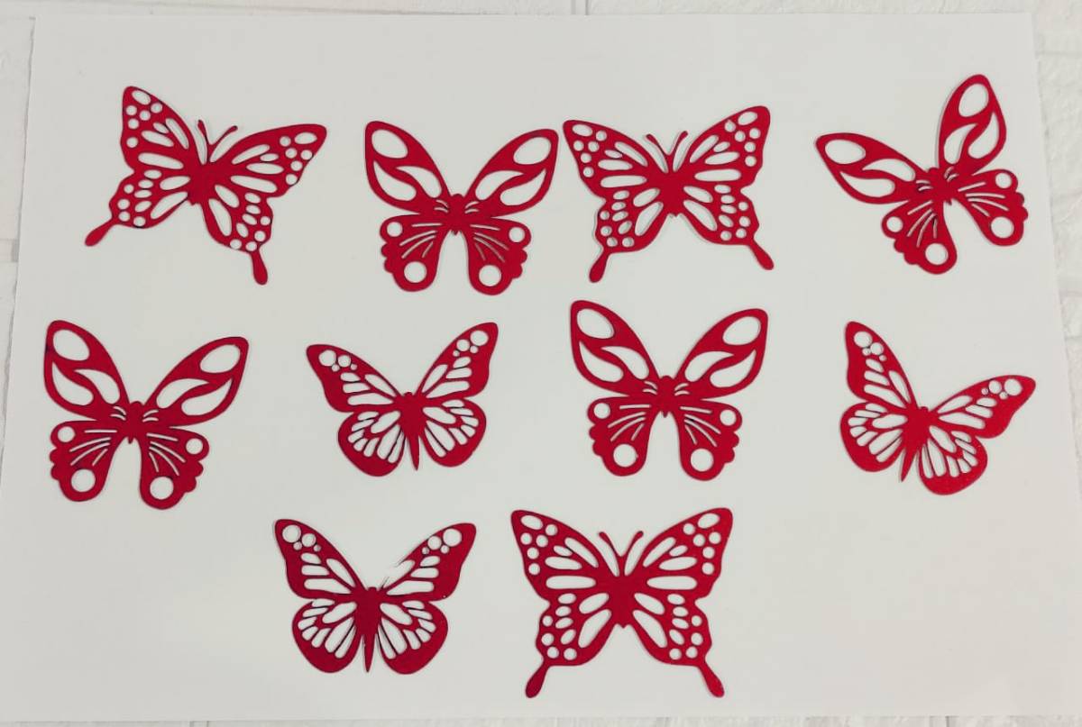 Red Butterfly topper(LWA-026)