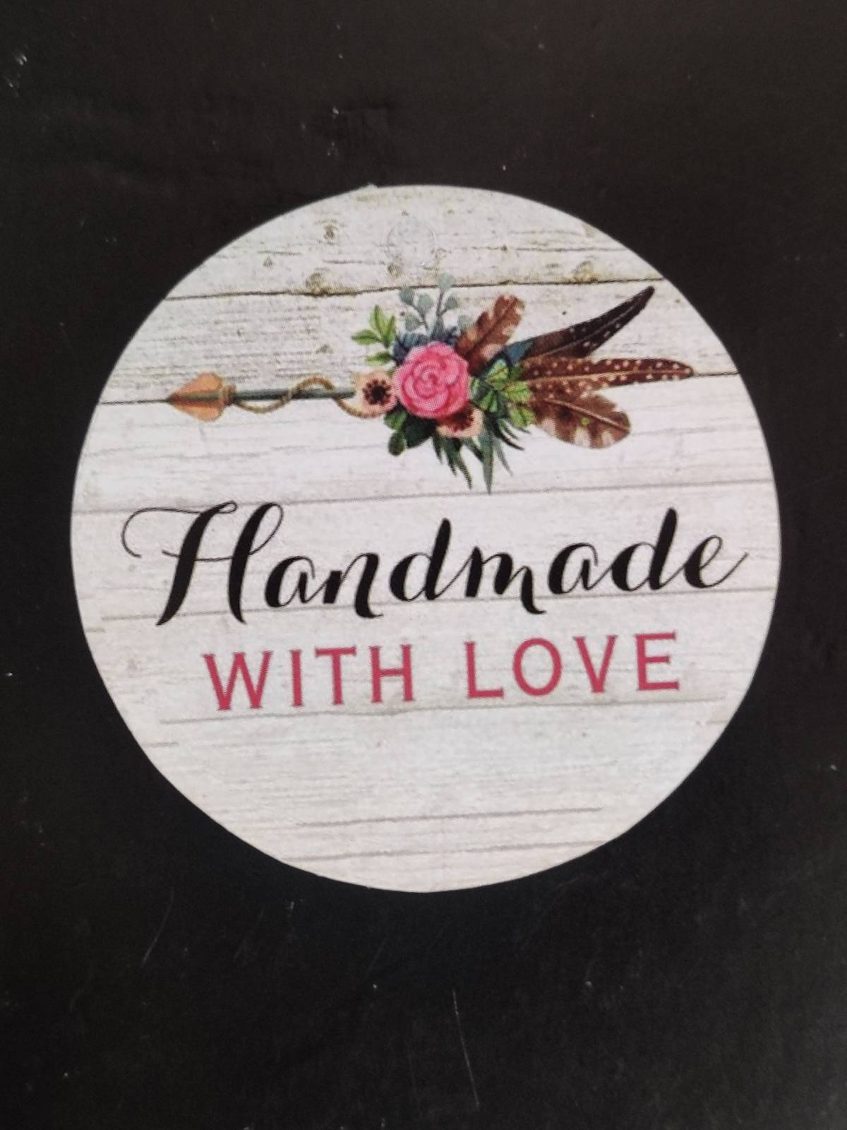 Handmade With Love Paper Tag