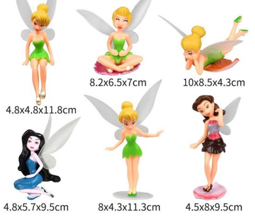 Tinker Bell Dolls 
Pack of 6