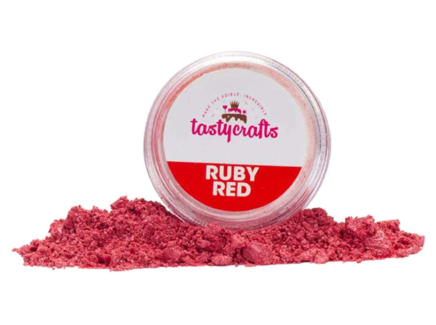 Tastycraft Ruby Red  Luster Dust
Weight -4.5gm