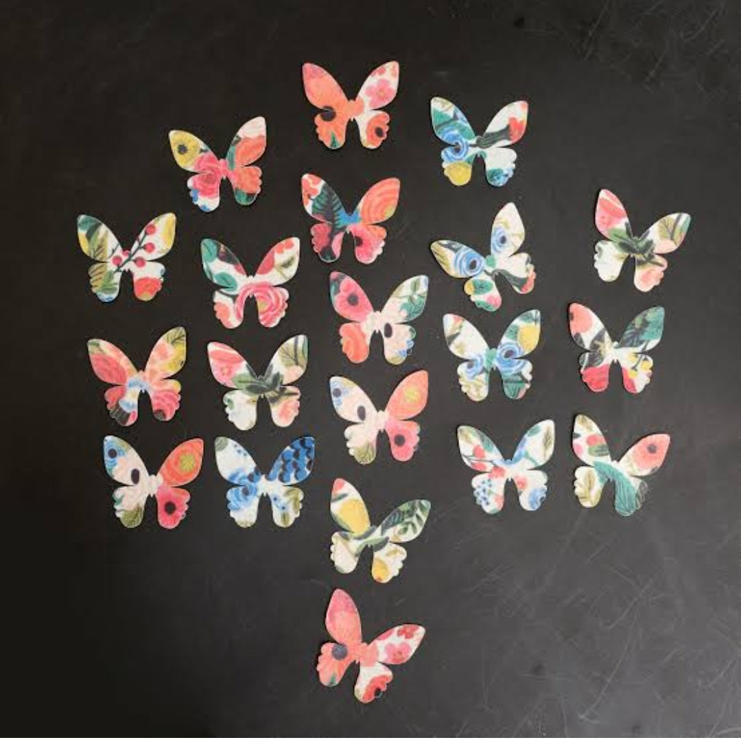 Tastycrafts Pre-Cut Wafer Paper  Butterfly pack of - 20Code    (WPC-015)