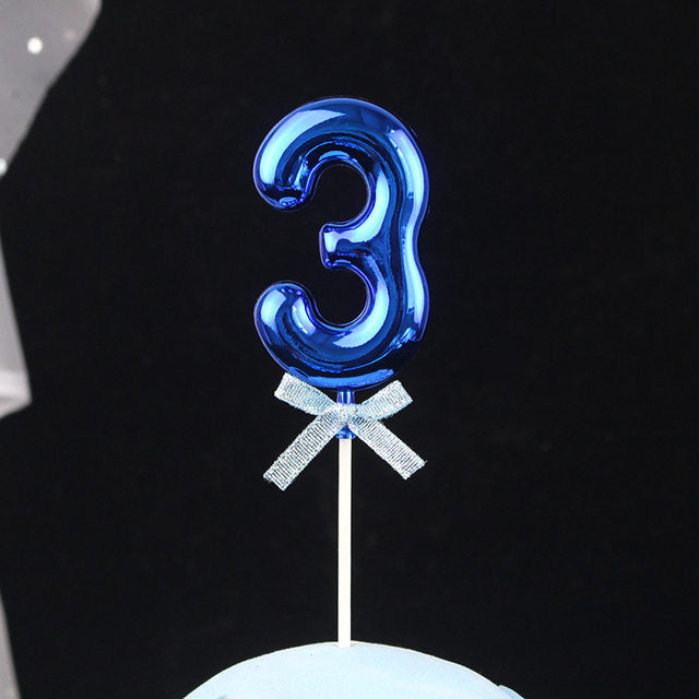 Blue Premium Number Topper