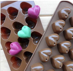 15 Cavity Heart Chocolate Silicone Mould