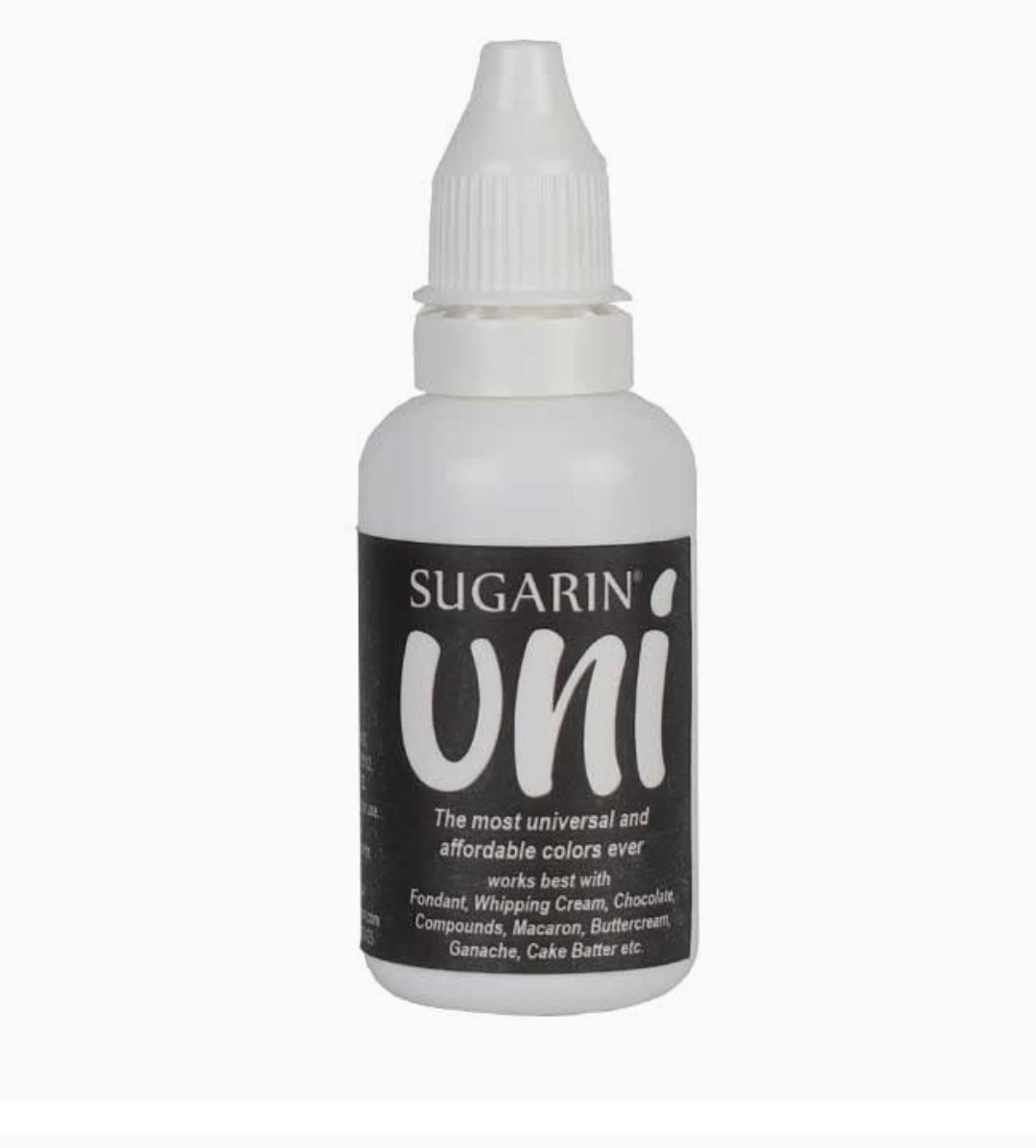 Sugarin Uni Black colour 
30ml