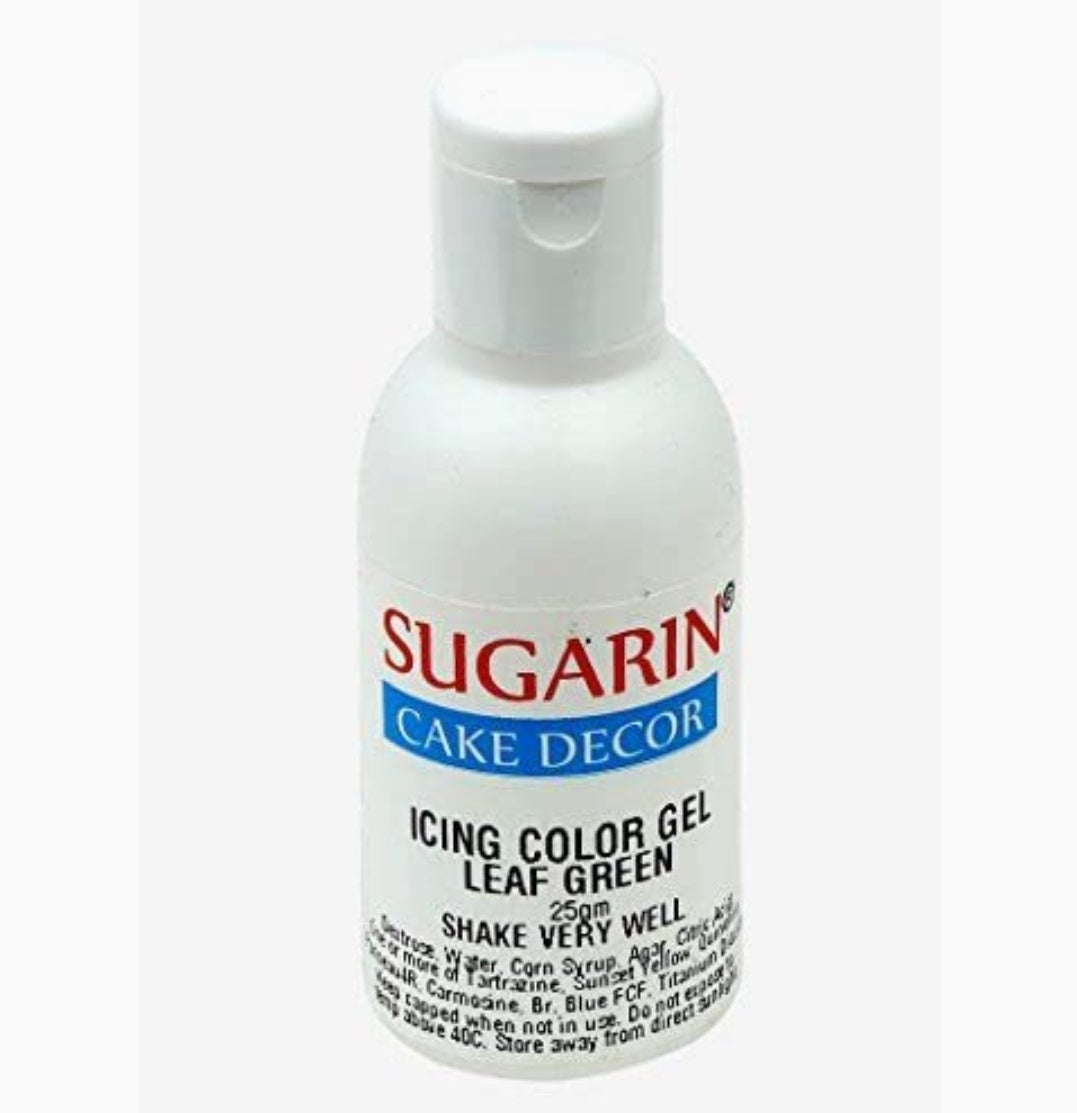 Sugarin Premium Leaf Green Gel colour 25ml