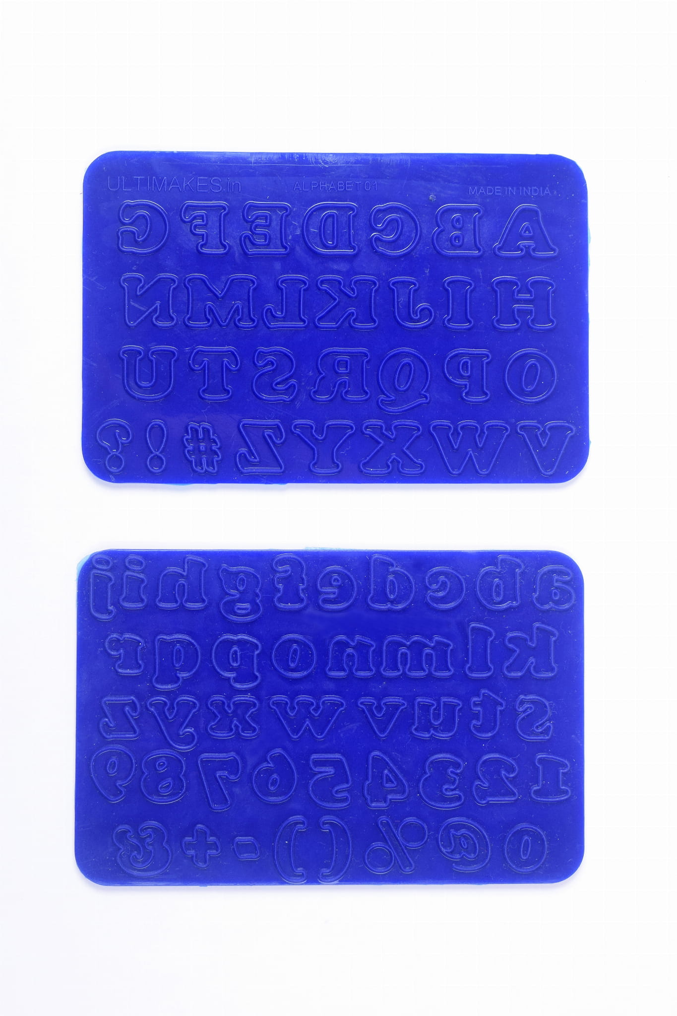 Ultimakes Premium Quality 2 in 1 Silicon Alphabet Mat