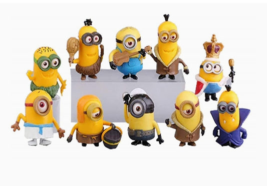 Minion Theme Topper Set of 10