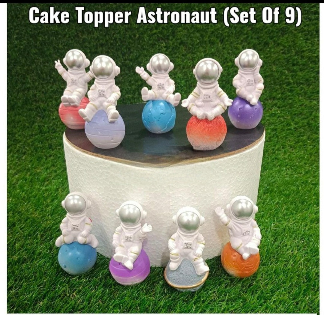 Astronaut Toy Cake Topper 
Set Of 9