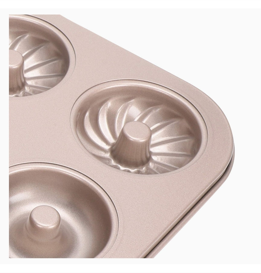 6 Cavity  Floral design donuts Mould