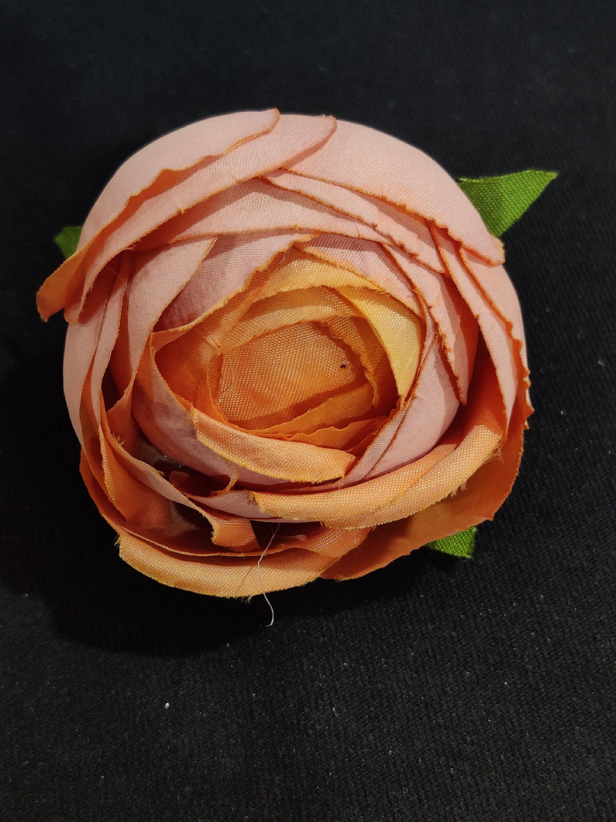 Kashmiri Artificial rose flower (Peach ) pack of 3