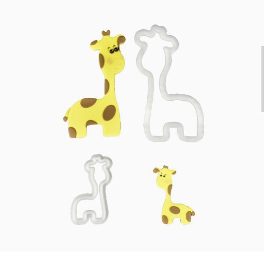 Mummy & Baby Giraffe Cutter