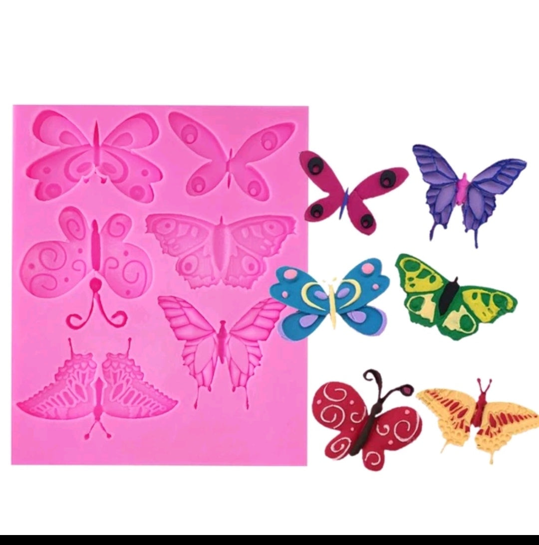 Butterfly Fondant Mould