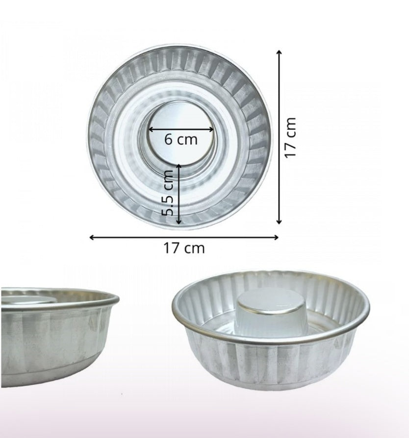 Aluminium Bundt Cake Tin 6  Inch