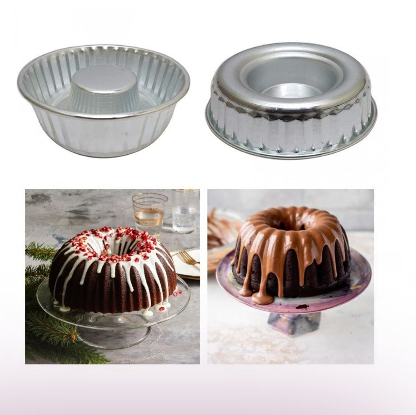 Aluminium Bunt Cake Mould 6 Inch