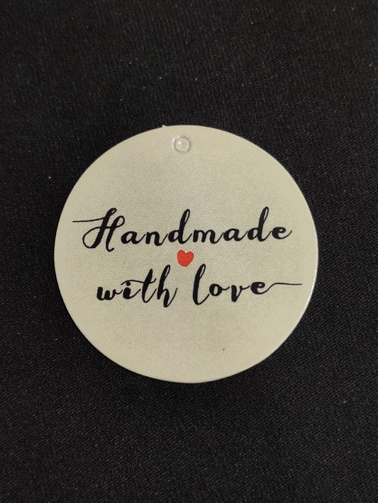 Handmade With Love Paper Tag