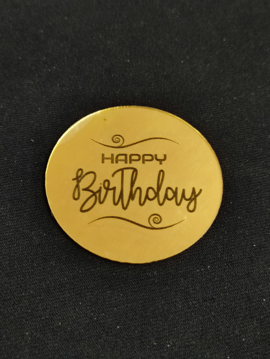 Acrylic Birthday Coin 2 Inch TT00208