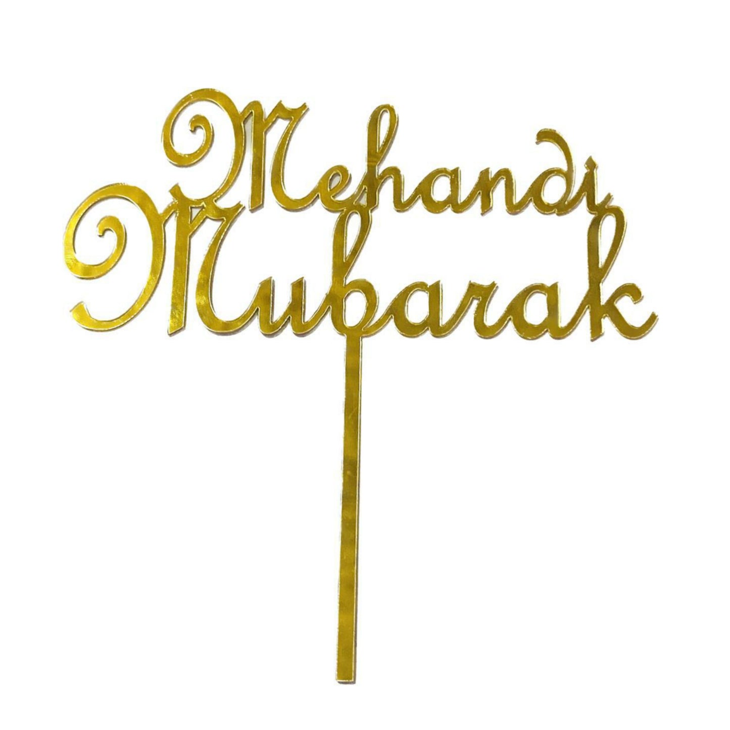 Mehandi Mubarak Cake Topper