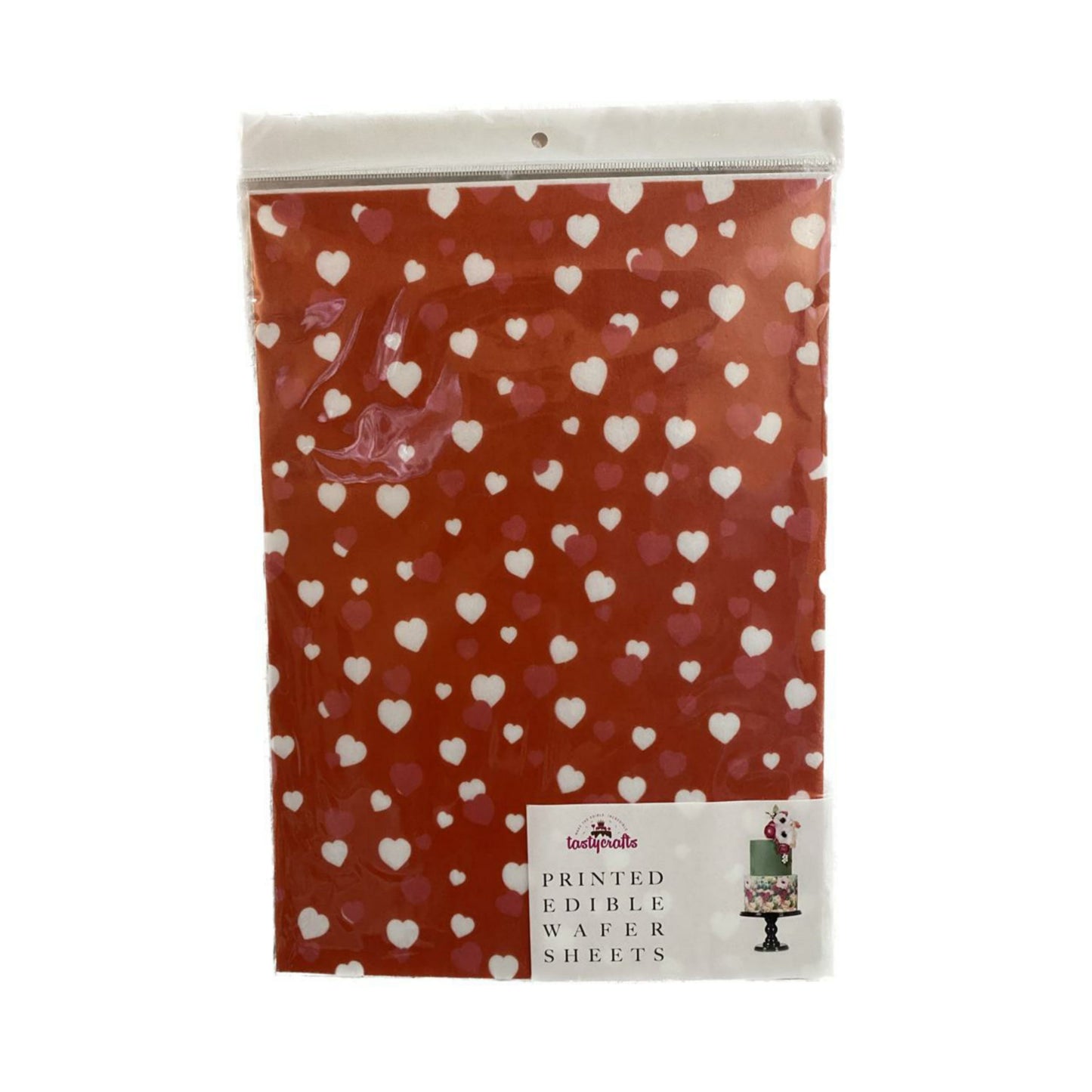 Tastycrafts Edible A4 Heart Sheet (PWP-055)