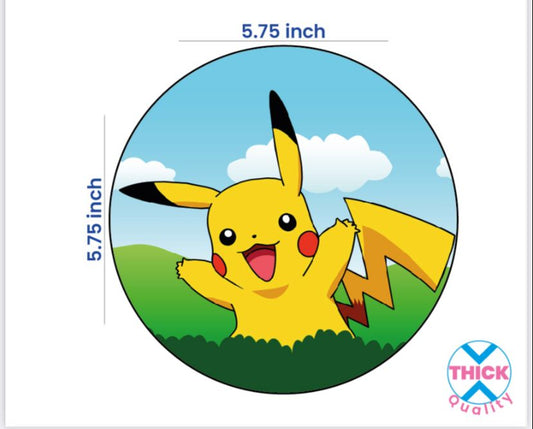 Tastycraft (Pikachu)  theme Edible Precut Wafer sheet (EWC-133)