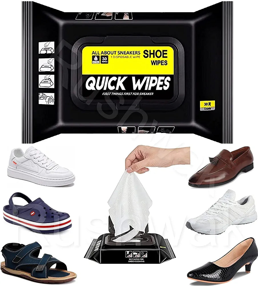 Shoe Shine Wipes Pack of 80