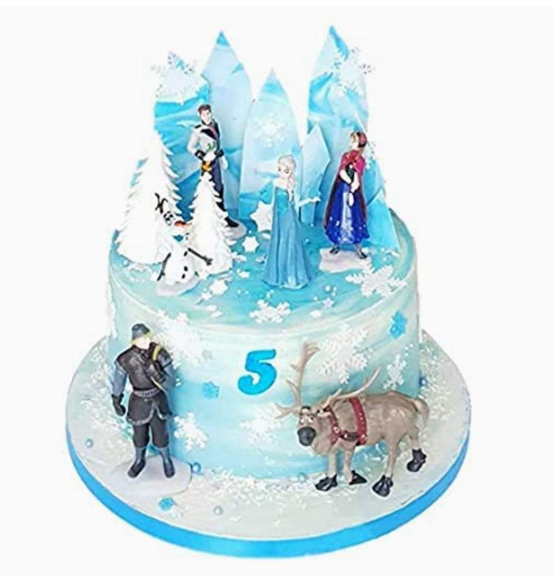 Cake Topper 6 Pcs Frozen Toys