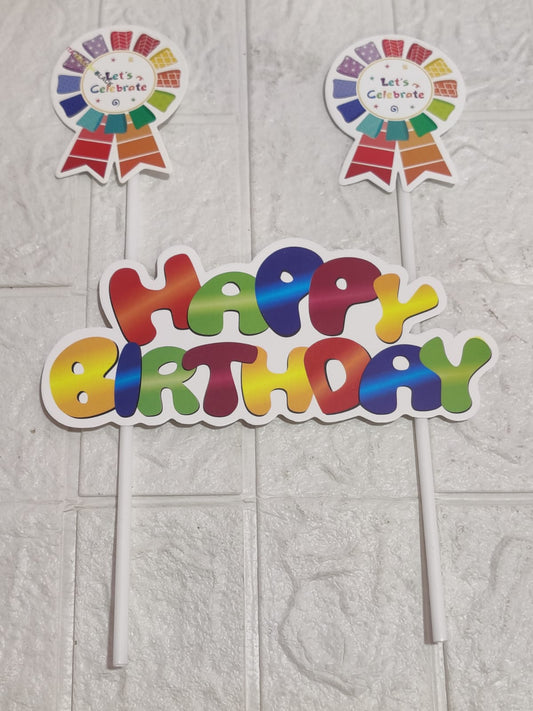Happy birthday Theme Topper TT00244