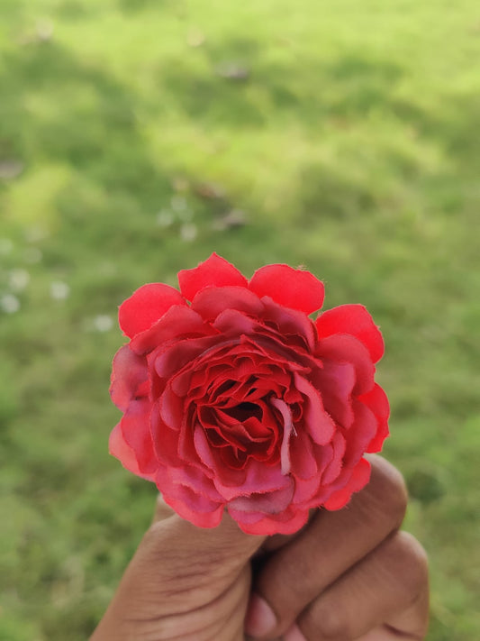 Red Decorating Artificial Flower pack of 5
