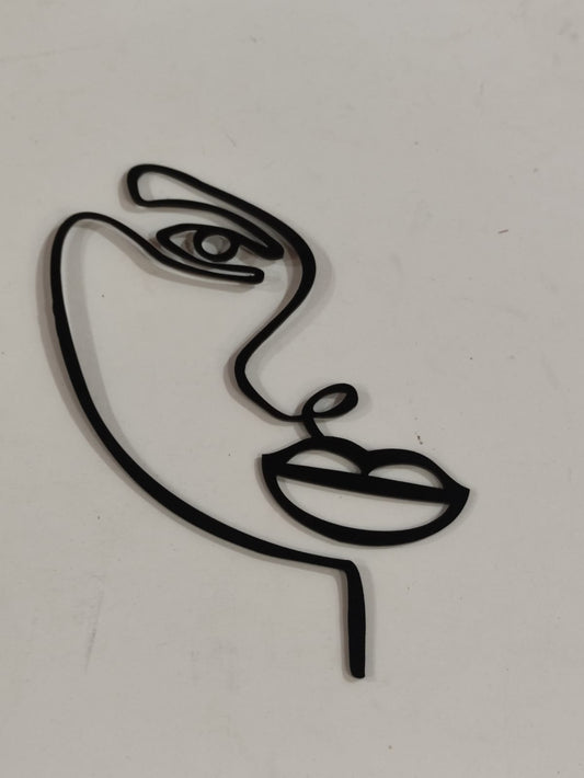 Girl Face Acrylic Topper RT00680