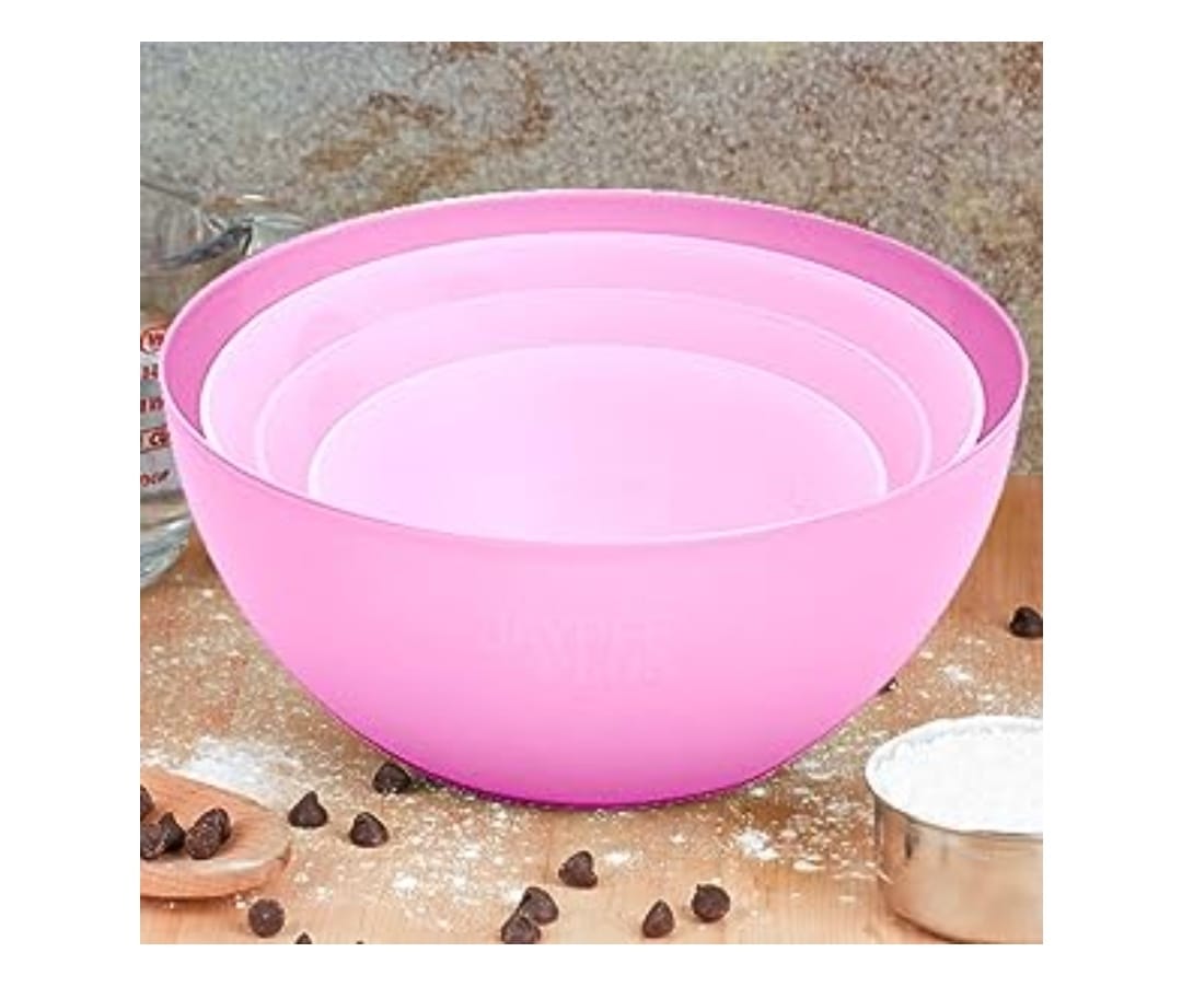 Whipping Cream Mixing Bowl Set of 4 ( Random Color)