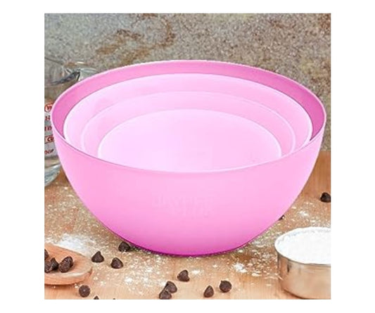 Whipping Cream Mixing Bowl Set of 4 ( Random Color)