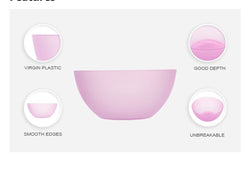Whipping Cream Mixing Bowl Set of 4 ( Random Color)