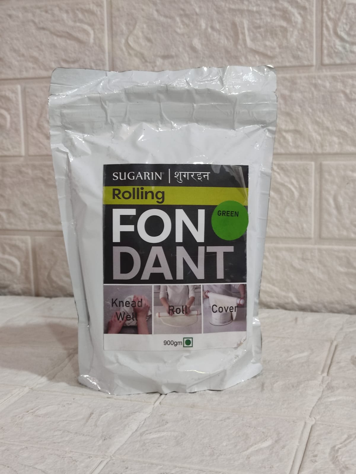 Sugarin Rolling Fondant Green  900 Gm