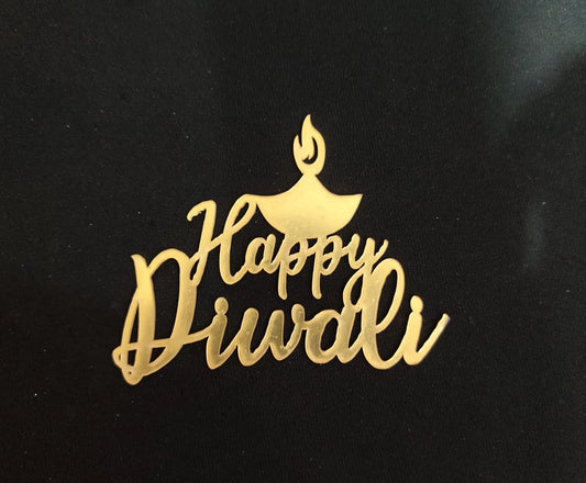 Happy diwali Acrylic  Tag
